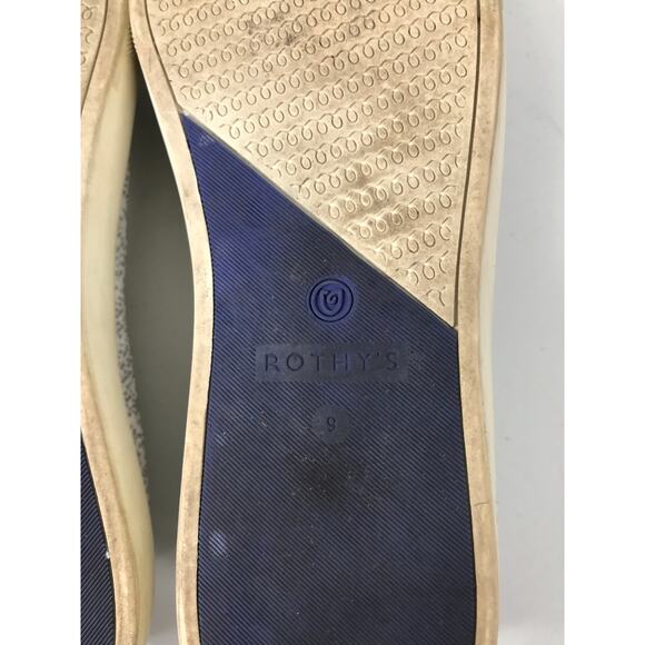 Rothy's The Original Slip On Sneakers Opal Python Gray White Pattern - Picture 8 of 8